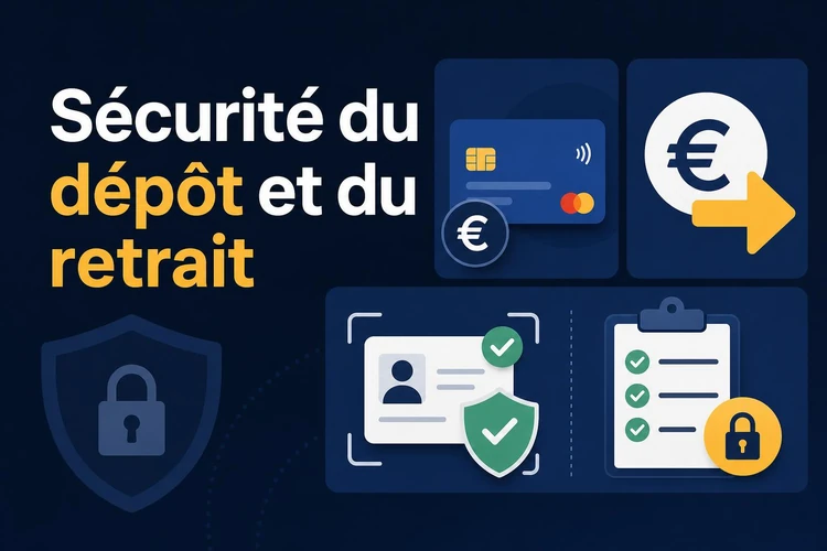Sécurité du dépôt et du retrait